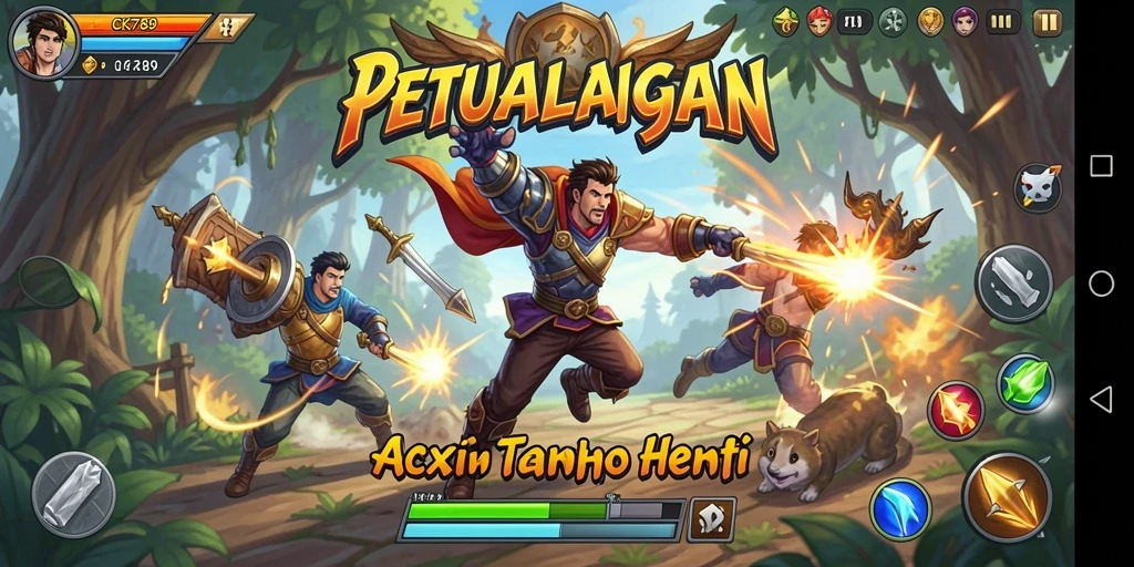 Gameplay CK789 yang mendebarkan dan penuh aksi.