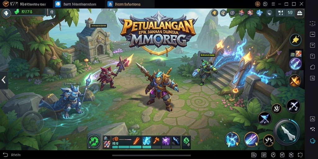 Tangkapan layar menunjukkan aksi mendebarkan dalam gameplay RI771.